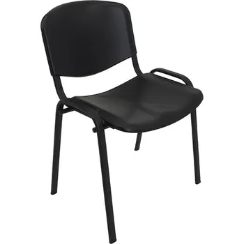 Konferenční plastová židle ISO Černá