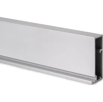 Stavební profil Emuca Profil pro hliníkové dveře PLUS 11 / Hliník 3,9 m