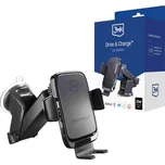 3mk Drive & Charge držák do auta, 15W bezdrátové nabíjení