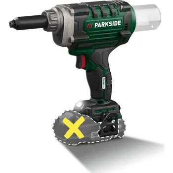 Nýtovací pistole Parkside PBNSG 20-Li A1 bez aku + kufřík