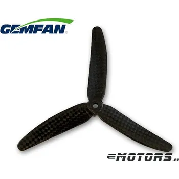 RC náhradní díl Gemfan 5x3R třílistá vrtule – uhlík