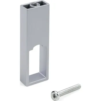 Věšák Emuca Středový držák na šatní tyč LUXE / Hliník