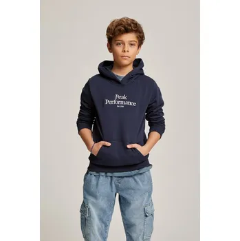 Dívčí mikina MIKINA PEAK PERFORMANCE JR ORIGINAL HOOD BLUE SHADOW