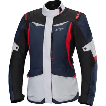 Moto bunda Bunda STELLA ST-1 WATERPROOF, ALPINESTARS (tmavě modrá/černá/červená) 2026 2XL