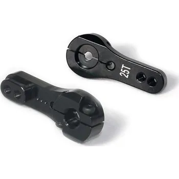 RC vybavení Aluminium servo páka 25T 3.5mm (černá)