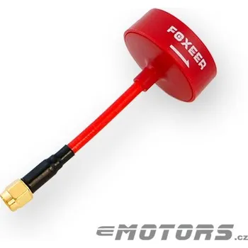 Dron Foxeer 5.8G 3dBi TX/RX RHCP Omni FPV Antenna SMA (červená)