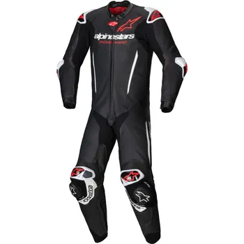 Moto kombinéza Jednodílná kombinéza GP-R7, TECH-AIR ready/kompatibilní, ALPINESTARS (černá/bílá/červená fluo) 2026 62