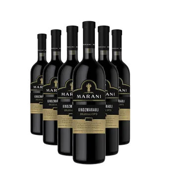 Víno 6x Kindzmarauli červené polosladké víno
