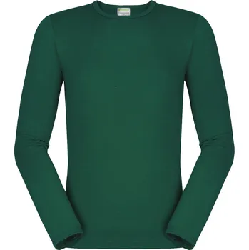 Chlapecké tričko Bambusové Tričko Classic Tmavě Zelené Dlouhý Rukáv Dětské Velikost: 140/146