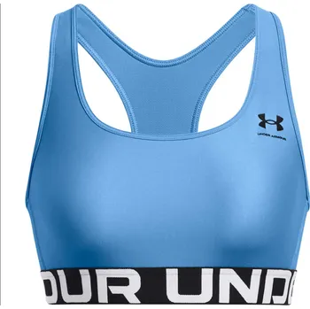Podprsenka Dámská sportovní podprsenka Under Armour Mid Branded Sports Bra - modrá L