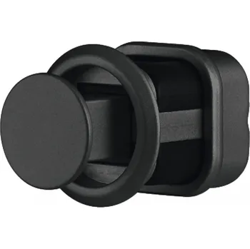 Nábytkové kování Häfele Úchytka PUSH / Černá matná