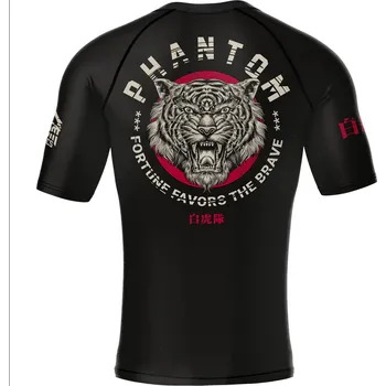 Rashguard PHANTOM Rashguard evo tiger - černo/červený L
