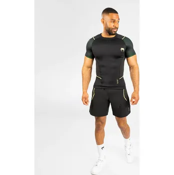 Rashguard Rashguard VENUM Fusion 2.0 Kr. rukáv - černo/žlutý XL