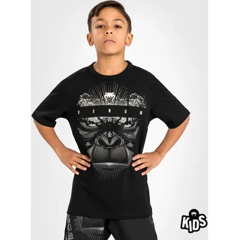 Chlapecké tričko Dětské Triko VENUM Gorilla Jungle - černo/bílé 12let