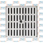 Větrací mřížka 260x260 mm nerezová uzavíratelná (260*260 mm nerezová, uzavíratelná, posuvná )