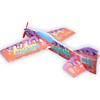 RC model letadla Zoom Zoom 4D ARF fialový