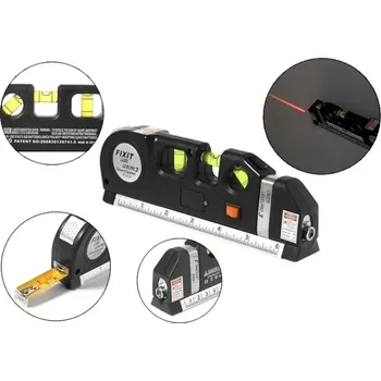 Vodováha Household Laserová vodováha s metrem 2,5 m