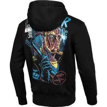 Pánská mikina PitBull West Coast Mikina s kapucí Axeman- černá XL