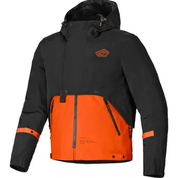 Moto bunda Bunda MOOTANT WATERPROOF PARKA, ALPINESTARS (černá/oranžová fluo) 2026 M