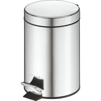 Odpadkový koš Häfele Odpadkový koš WELL ROUND 3L / Nerez