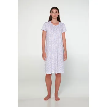 Dámské noční prádlo Vamp - Noční košile s potiskem mořského koníka 20939 - Vamp blue brunnera L