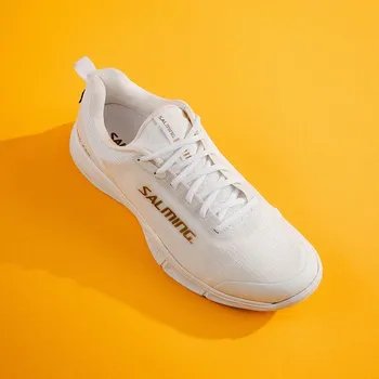 Pánská sálová obuv Salming Viper Pro White/Gold vel. 6,5 UK = 40 2/3 EUR