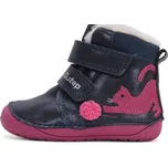 D.D.Step Barefoot zimní boty W070-42110A Royal Blue EUR 23