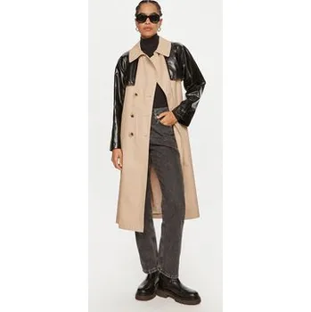 Dámské oblečení Sisley Trenčkot 2XDXLN04K Béžová Oversize 42