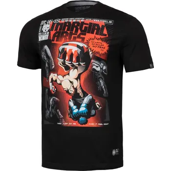 Pánské tričko PitBull West Coast Triko Vale Tudo Comics - černé S