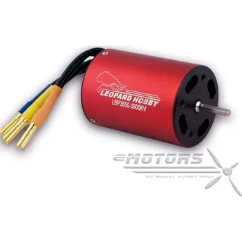 RC model letadla LEOPARD LBP3650/3.5D KV3900 4-polový Inrunner Brushless Motor