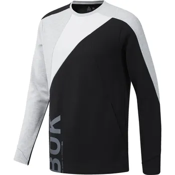 Pánská mikina Pánská mikina REEBOK OST Blocked Crew Ne - černá L