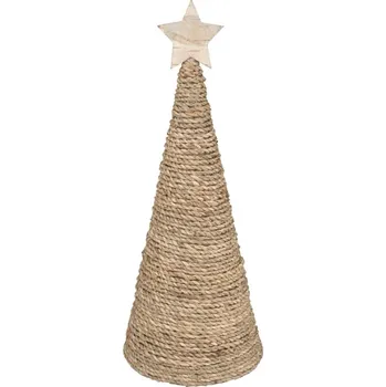 Stromeček z Juty na postavení s LED 13 x 22 cm
