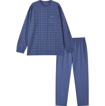 Pánské pyžamo Pánské pyžamo - Wolf S2476C, modrá Barva: Modrá, Velikost: M