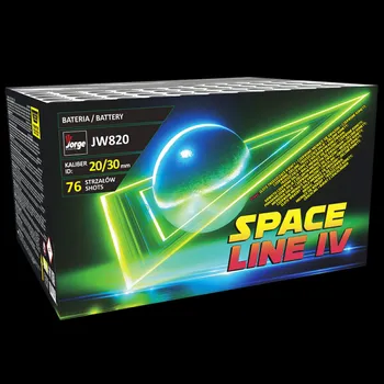 Zábavní pyrotechnika JORGE Baterie 76 ran SPACE LINE IV - baterie 76 ran JW820
