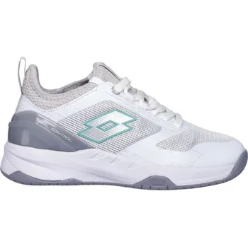 Dámská tenisová obuv Dámská tenisová obuv Lotto MIRAGE 200 SPD W 6 Bílá, Šedá, Tyrkysová
