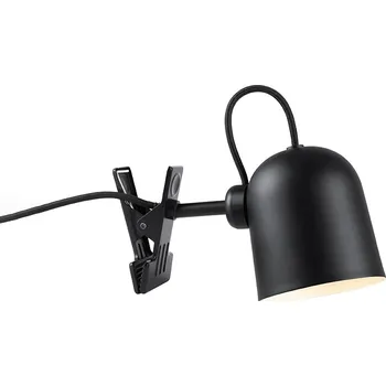 Osvětlení Nordlux Nastavitelná kovová lampička s klipem pro uchycení ke stolům, policím a skříním Angle Clamp Barva: Černá 2220362003