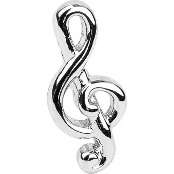 Brož Bubibubi Brož do klopy stříbrný houslový klíč Stříbrná