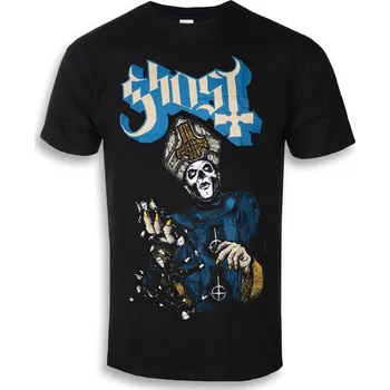 Pánské oblečení Tričko metal pánské Ghost - Papa Of The World - ROCK OFF - GHOTEE19MB - S