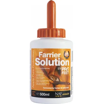 Kosmetika pro koně NAF Farrier Solution - Olej na kopyta 500ml