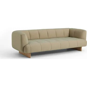 Sedací souprava HAY Pohovka Quilton Lift 3-seater, water based lacquered oak/Steelcut Quartet 924