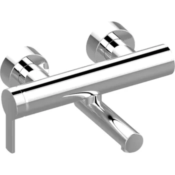 Vodovodní baterie Páková umyvadlová směšovací armatura Keuco Plan blue, 250 mm, pochromováno