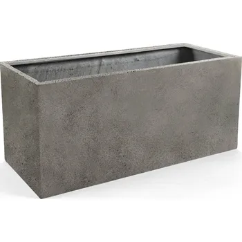 Květináč Grigio Box Natural Concrete V 20 cm / D 60 cm