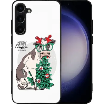 Vánoční dekorace VSECHNONAMOBIL 89346 MY ART Kryt s vánočním designem Samsung Galaxy S24 5G MERRY CHRISTMAS (074)