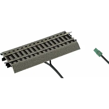 Modelová železnice Roco Line Kolej rovná G1 s podložím (vstup pro digitální ovládání) - 42517