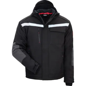 Pánská softshellová bunda NITRAS MOTION TEX PLUS, zimní softshellová bunda, černá Velikost: 3XL