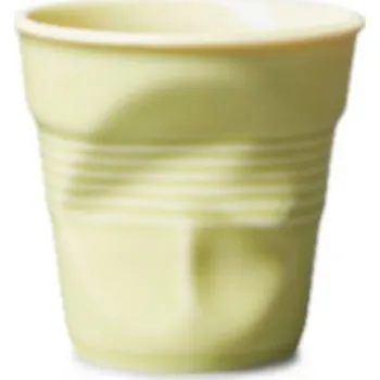 Revol Froissés pohárek kysele žlutý 80 ml