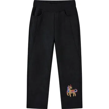 Dívčí manšestrové kalhoty, zateplené - Wolf T2425, černá Barva: Černá, Velikost: 128