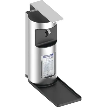 Dávkovač mýdla Dávkovač tekutého mýdla a dezinfekčního prostředku Keuco Plan Care, stříbrně eloxovaný hliník (E6 EV1)