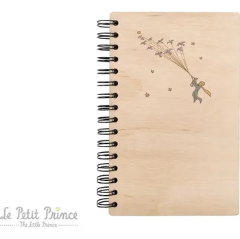Zápisník BeWooden Dřevěný zápisník Letící Malý princ A5