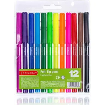 Fixy barevné, 12 ks